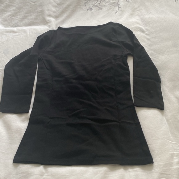 Zara Black cotton top size S - Picture 3 of 3